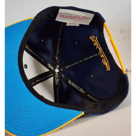 GOLDEN STATE WARRIORS Retro Style by Mitchell & Ness NBA Wool Blend Snapback EUC - Picture 2 of 3